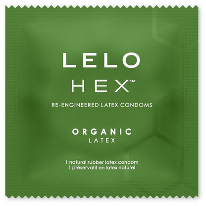 LELO - HEX BOÎTE DE PRÉSERVATIFS BIOLOGIQUES 12 UNITÉS