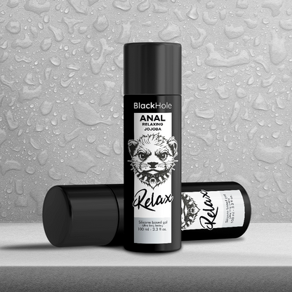 BLACK HOLE - RELAXANT ANAL JOJOBA RELAX BASE SILICONE 100 ML