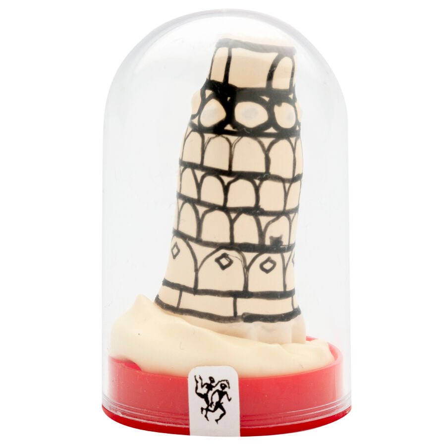 CONDOMERIE - PRÉSERVATIFS FANTAISIE PEINTS À LA MAIN TOUR DE PISE