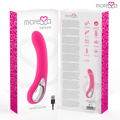 MORESSA - NELSON RECHARGEABLE EN SILICONE PREMIUM