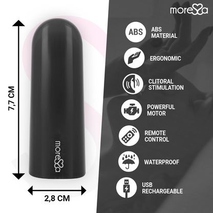 MORESSA - NIX VIBRATEUR TÉLÉCOMMANDE NOIR