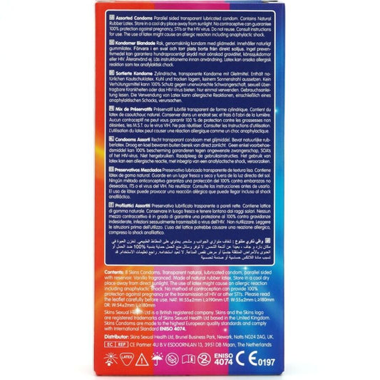 SKINS - PACK DE 8 PRÉSERVATIFS PREMIUM ASSORTIS