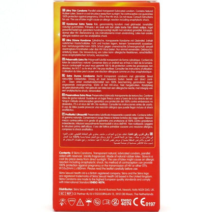 SKINS - PACK DE 8 PRÉSERVATIFS ULTRA FINS PREMIUM