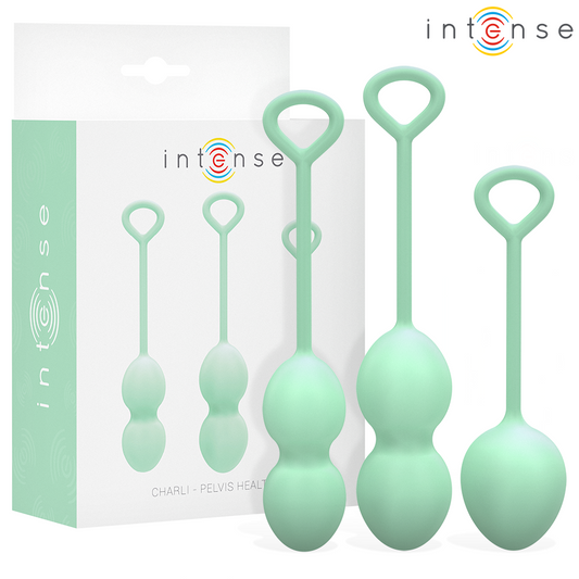 INTENSE - KIT DE BOULES DE KEGEL CHARLI VERT CLAIR