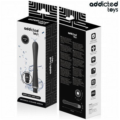 ADDICTED TOYS - NETTOYEUR ANAL AVEC ADAPTATEUR UNIVERSEL MODÈLE 4
