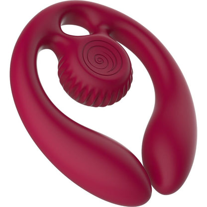 SNAIL VIBE - GIZI DUO STIMULATEUR POUR COUPLES TÉLÉCOMMANDE BOURGOGNE