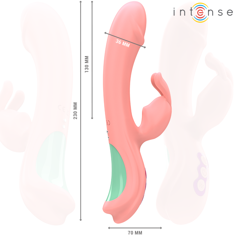 Vibrateur Rabbit Rachel | Point G Oscillant | Intense | Rose