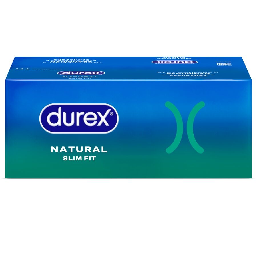 DUREX - BASE NATUREL SLIM FIT 144 UNITÉS
