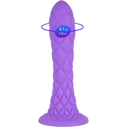 SILEXD - DREAMY DILDO FANTASY SILICONE LIQUIDE THERMORÉACTIF VIOLET 18,5 CM