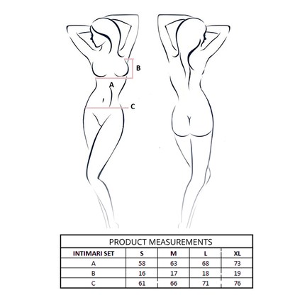 PASSION - ENSEMBLE SOUTIEN-GORGE + CULOTTE INTIMARI ROSE S/M