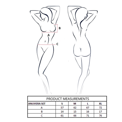 PASSION - ENSEMBLE SOUTIEN-GORGE + STRING ANUVERA BLANC S/M