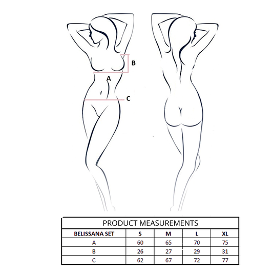 PASSION - ENSEMBLE SOUTIEN-GORGE + STRING BELISSANA BORDEAUX S/M