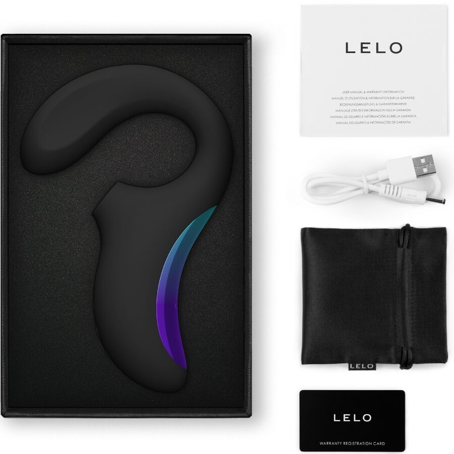 LELO - ENIGMA WAVE VIBRATION TRIPLE MASSAGER NOIR