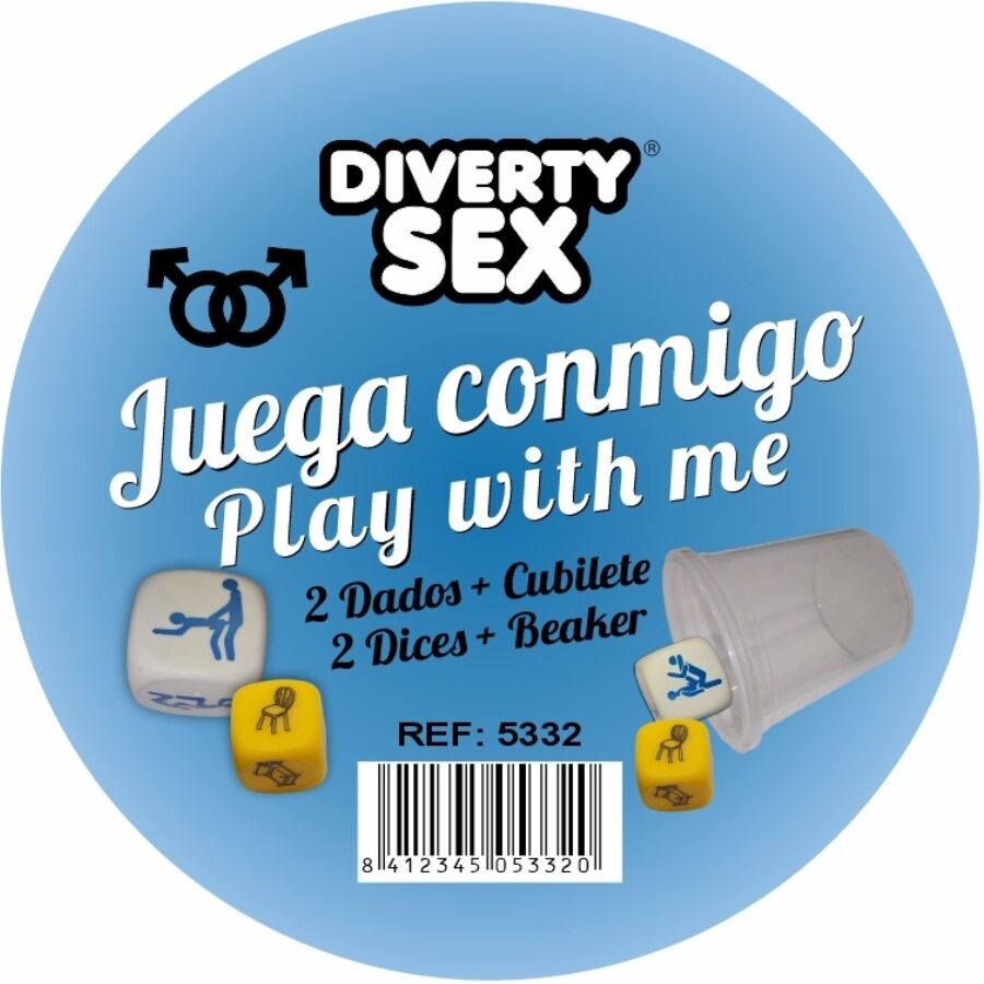 DIABLO PICANTE - JEU DE DÉS PLACE + POSITIONS POUR HOMMES AVEC COUPE