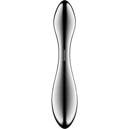 SATISFYER - PURE GRAVITY 3 GODEMICHET DOUBLE EXTRÉMITÉ EN ACIER INOXYDABLE