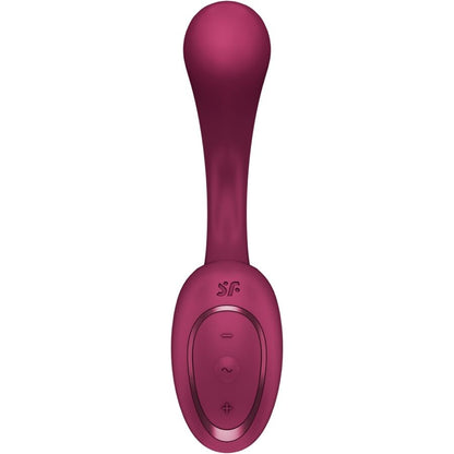 SATISFYER - G FOR GODDESS 2 BOUTEILLE VIBRATEUR LAPIN BORDEAUX