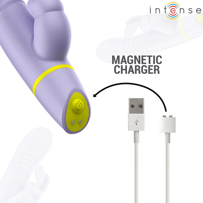 INTENSE - STIMULATEUR ET VIBRATEUR À POUSSÉE HELEN RABBIT
