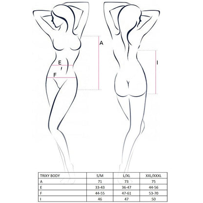 PASSION - FEMME TRIXY TEDDY NOIR TAILLE L/XL