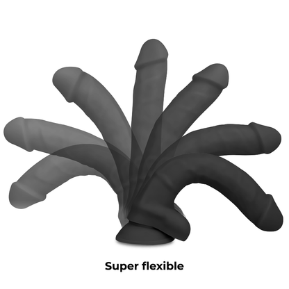 COCK MILLER - GODE RÉALISTE SILICONE DENSITÉ ARTICULABLE NOIR 19,5 CM