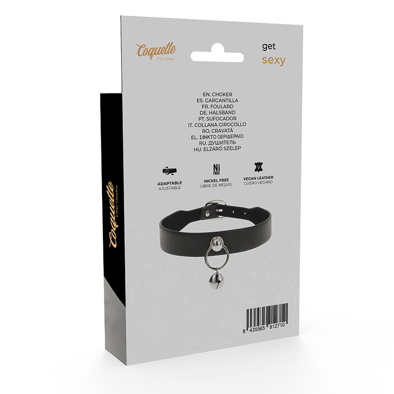 COQUETTE - CHIC DESIRE COLLIER CUIR VEGAN FEMME ACCESSOIRE HOCHET/CERCEAU