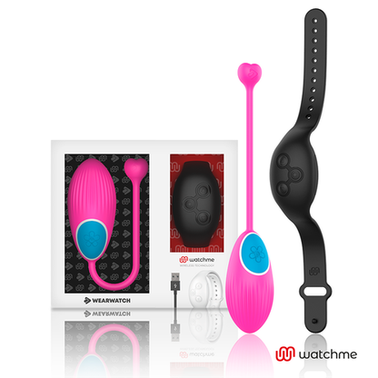 WEARWATCH - TÉLÉCOMMANDE WATCHME TECHNOLOGIE ŒUF FUCHSIA / JET